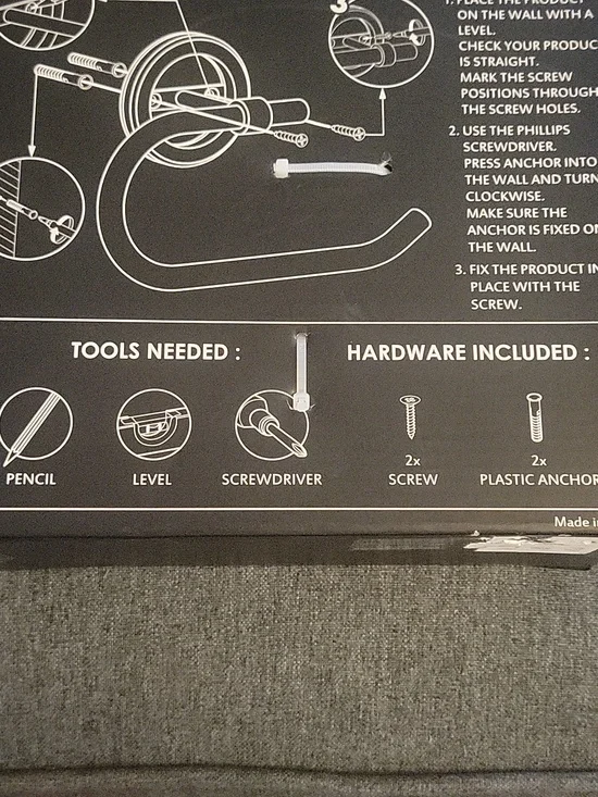 Acrylic Toilet Paper Holder with Rounded Gold Hardware - Picture 3 of 3